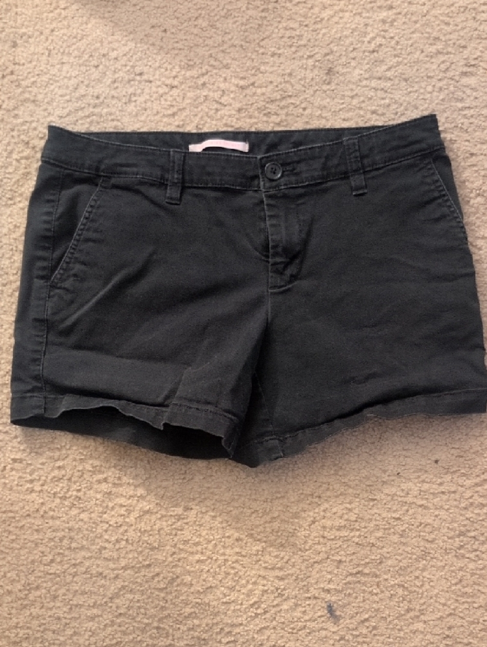PINK Victoria's Secret Black & Beige Cargo Pocket Shorts - Picture 6 of 9